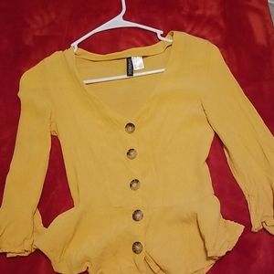 Yellow blouse